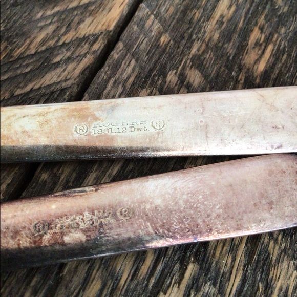 Rogers 1881 Oneida SilverPlate Knives Marked 12 DWT Warranted Bundle of 6 - Picture 2 of 13